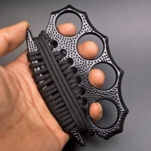 Tirapugni Cintura antiscivolo corda legante quattro dita mano di tigre pugno Duster