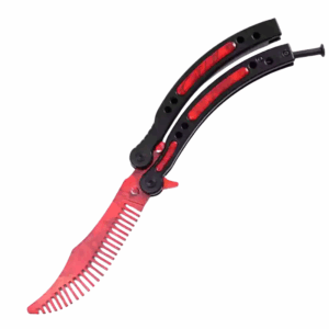 Balisong Butterfly Comb Csgo Peripheral Butterfly Practice coltello Throwing coltello Training coltello