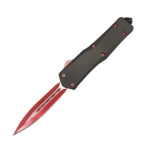 5.5 pollici Feather lama coltello OTF-rosso