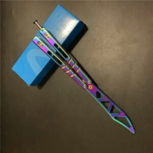 Coltello butterfly practice tool acciaio inossidabile outdoor tool JL-64 unsharpened