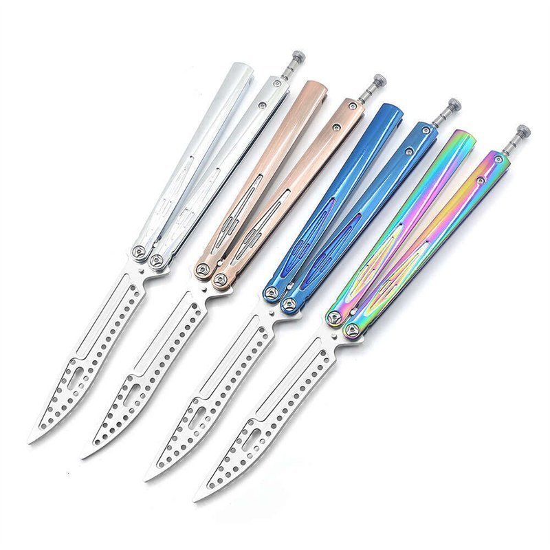 New Particle ORCA Practice Butterfly Integrated Alloy manico alta qualita CNC 1 New Particle ORCA Practice Butterfly Integrated Alloy manico alta qualita CNC