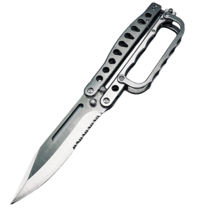 Butterfly trench coltello-4 colors pieghevole Balisong with knuckle guard