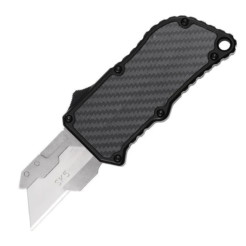 OTF taglierino fibra di carbonio coltello multiuso Equipped With 5 lamas 1 OTF taglierino fibra di carbonio coltello multiuso Equipped With 5 lamas