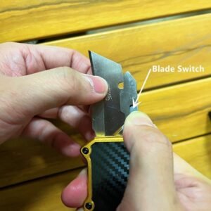 OTF taglierino fibra di carbonio coltello multiuso Equipped With 5 lamas