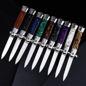 Classic stiletto coltello pieghevole