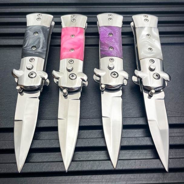 Mini Stiletto Switch lama automatico coltello 1 Mini Stiletto Switch lama automatico coltello