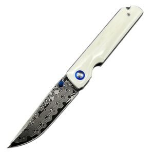 Damascato steel coltello pieghevole VG10 alta durezza portable coltello pieghevole