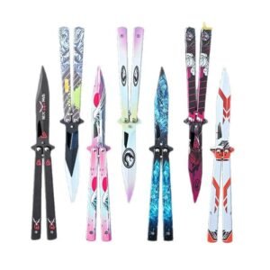 Unsharpened butterfly practice coltello color coltello butterfly outdoor multi-function coltello pieghevole swing