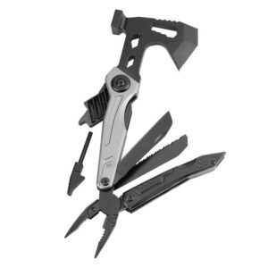 Multifunctional ascia da sopravvivenza pliers coltello pieghevole pliers hammer with flint multi-purpose tool portable collezione responsabile ascia