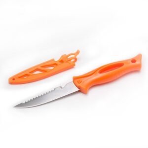 4-pollici rosso acciaio inossidabile piccolo coltello da pesca