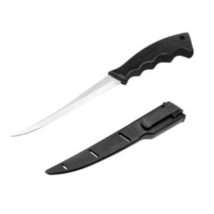 6 pollici nero coltello da pesca
