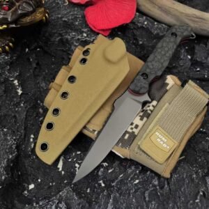 Outdoor survival straight coltello alta durezza adventure wilderness survival straight coltello-03