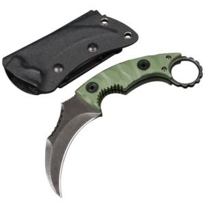 Coltello karambit Camping Survival Outdoor coltello collezione responsabile D2 Straight coltello alta durezza tattico coltello Integrated Claw coltello