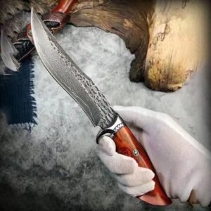 Coltello damascato handmade coltello forging pattern