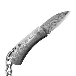 Mini damascato steel coltello pieghevole Multi-purpose outdoor acciaio inossidabile portable alta durezza