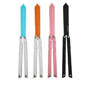 Swordfish training coltello butterfly coltello pieghevole swing coltello practice unsharpened 7 series coltello butterfly