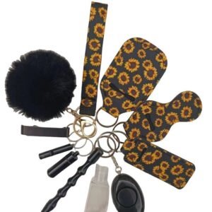 Portachiavi da collezione responsabile 11-Piece Aluminum Anti-Wolf Alarm Daisy
