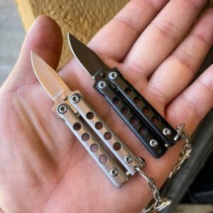 Mini coltello butterfly keychain piccolo balisong