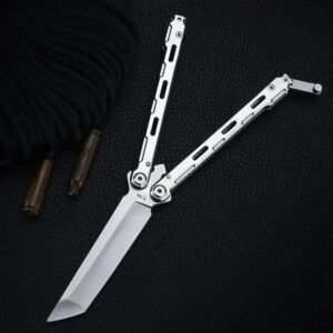 New Professional coltello butterflyPractice coltello pieghevolecoltello pieghevoleThrowing coltelloTraining ToolUnlamad