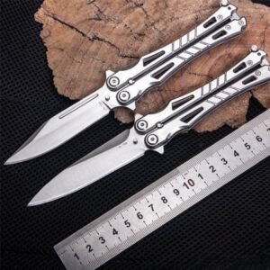 New Professional coltello butterflyPractice coltello pieghevolecoltello pieghevoleThrowing coltelloTraining ToolUnlamad