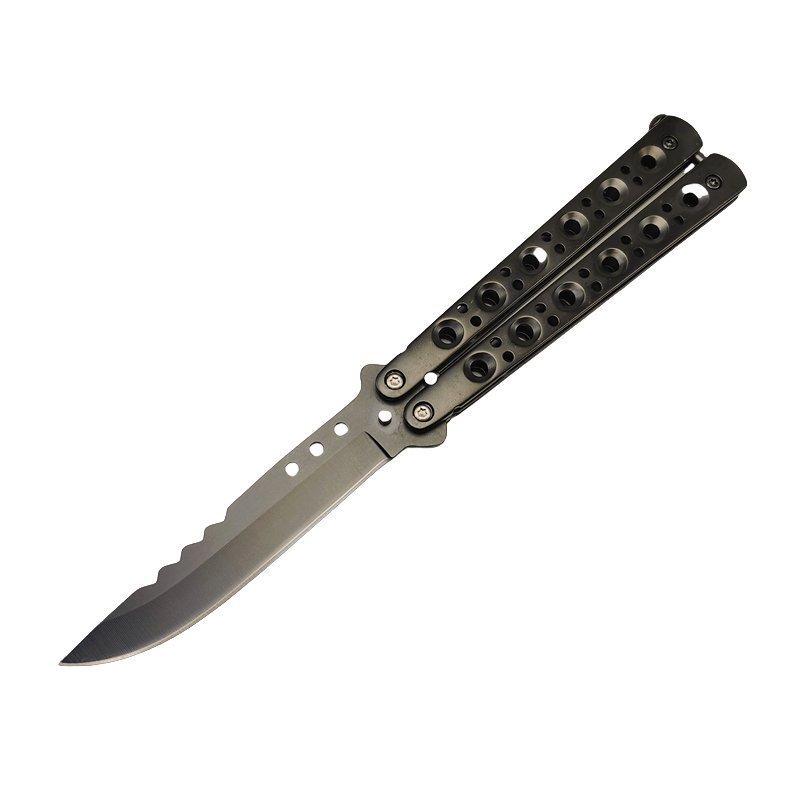 Coltello balisong nero 1 Coltello balisong nero