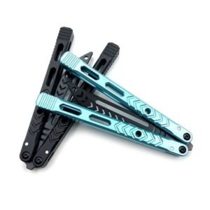 Variant practice butterfly 7075 aluminum uncut training coltello