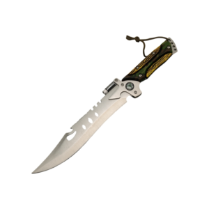 Multi-Function coltello da sopravvivenza Wood manico and Lanyard Design Outdoor tattico coltello