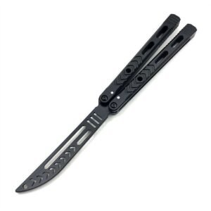 Variant practice butterfly 7075 aluminum uncut training coltello