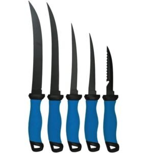 Customized Non-stick Coating Pp+tpr Soft manico High Carbon acciaio inossidabile Cutting Fishing Knives Fish Fillet coltello