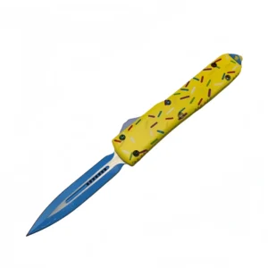 5.5" UTX70 Yellow Series Dessert Warrior coltello OTF