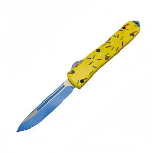 5.5" UTX70 Yellow Series Dessert Warrior coltello OTF