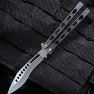 9 Curved lama coltello trainer balisong