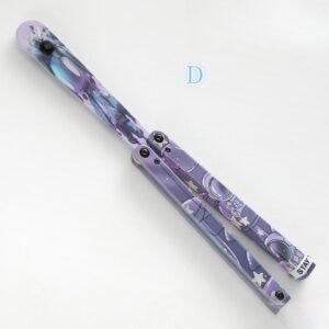 Coltello butterfly Jenny Fancy Plastic coltello Training coltello pieghevole Squid