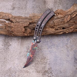 CSGO Balisong Butterfly tattico Combat Trainer