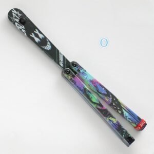 Coltello butterfly Jenny Fancy Plastic coltello Training coltello pieghevole Squid