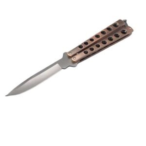 Alta qualita Helix Butterfly coltello balisong BRONZE