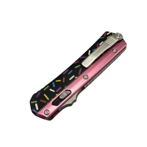 Sweet Warrior Snake coltello OTF – rosa & nero