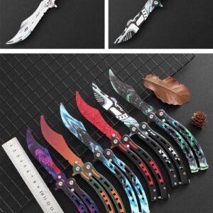 CSGO Butterfly Slaughter coltello trainer balisong Upgraded