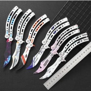 CSGO Butterfly Slaughter coltello trainer balisong Upgraded