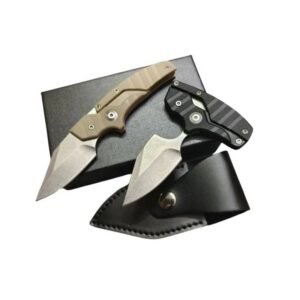 2-in-1 pieghevole D2 Push Dagger